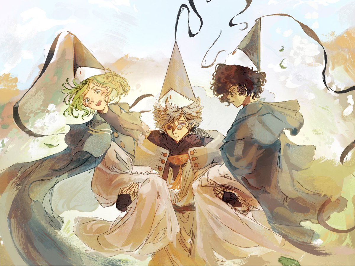 flying with master qifrey  
#Δ帽子 #witchhatatelier #wha