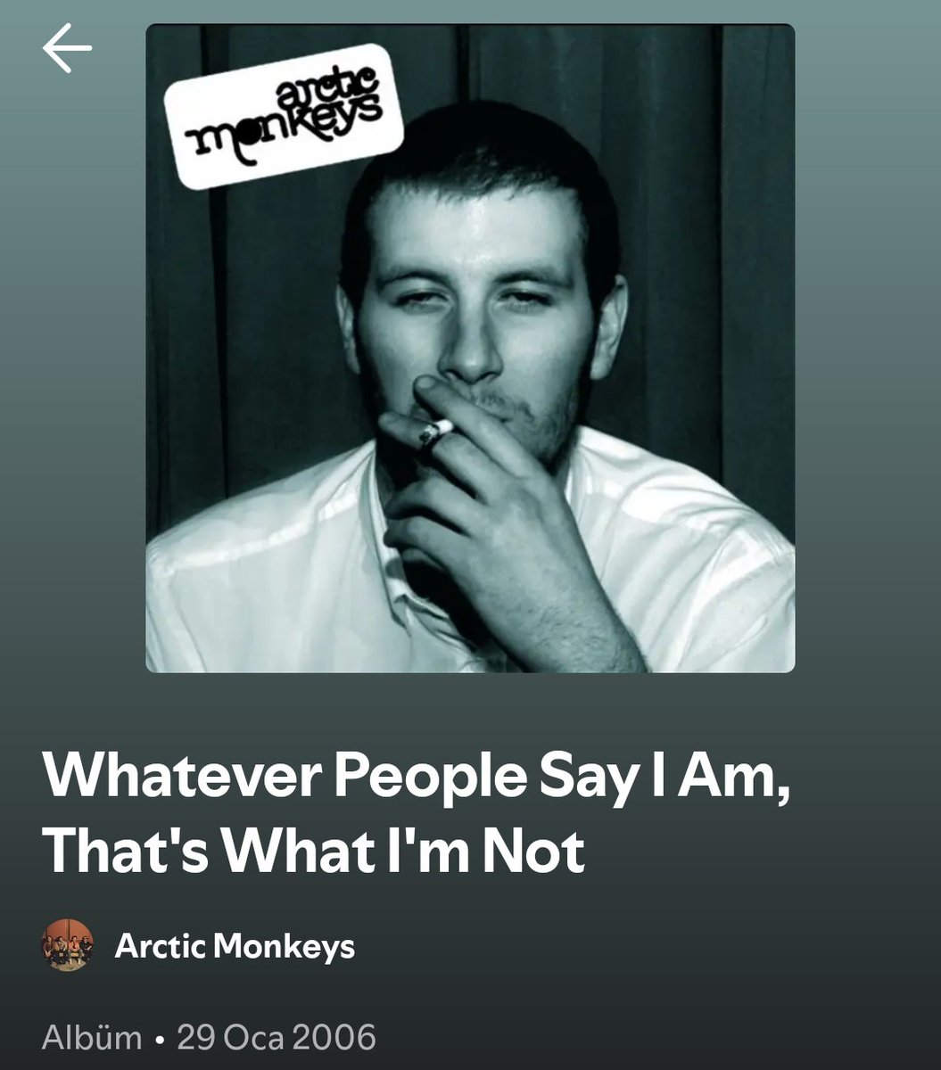 shini42koroshi's tweet image. arctic monkeysin bu albumu 20(YIRMI) yil once cikarmasi.. what a concept #timeless