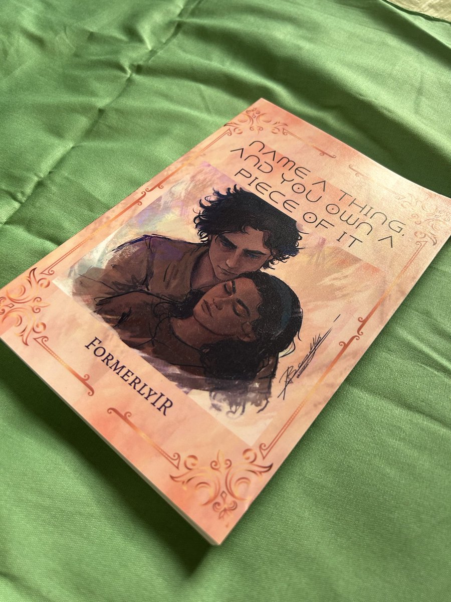 Superficialowl's tweet photo. @FormerlyIr Thank you for this beautiful fic you wrote and I loved making it into this little paperback. The stunning artwork is by @Boomdafunk 😊 https://t.co/QLVF9lDxME