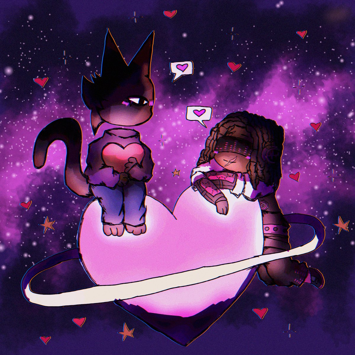 Polastraits_'s tweet image. Throws up more art of me and @amonynomous OC HEHEHEHE ♡ 
#digitalart