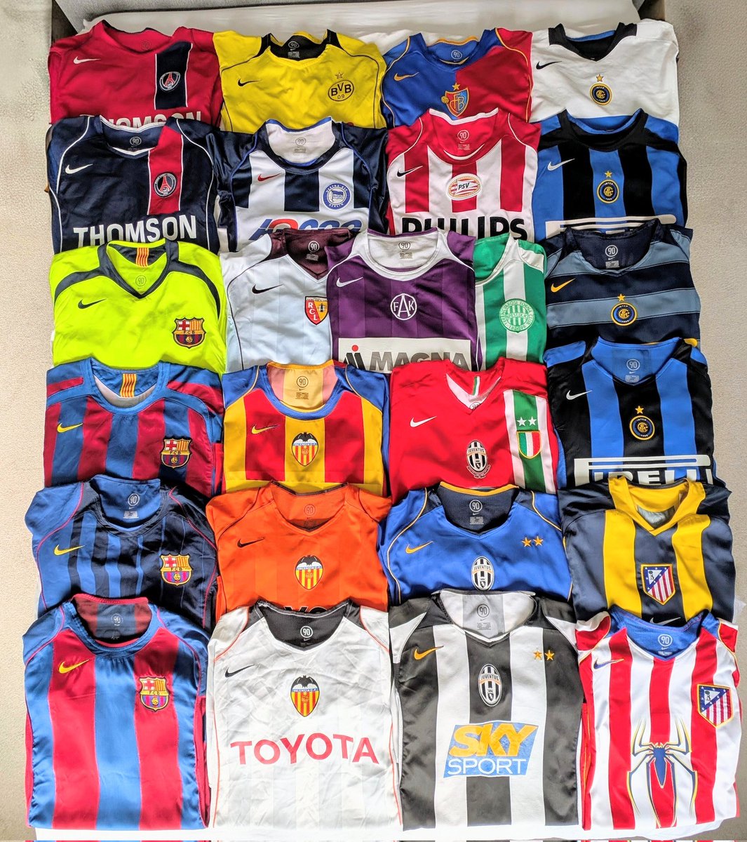 polyester_fever's tweet photo. Project T90 seems to have reached a natural conclusion. Still some I'm on the look out for but they all fit nicely (just about) at the moment. Annoyingly, I somehow forgot my South Korea home 🤦🏻‍♂️ https://t.co/KiLmda7QlF