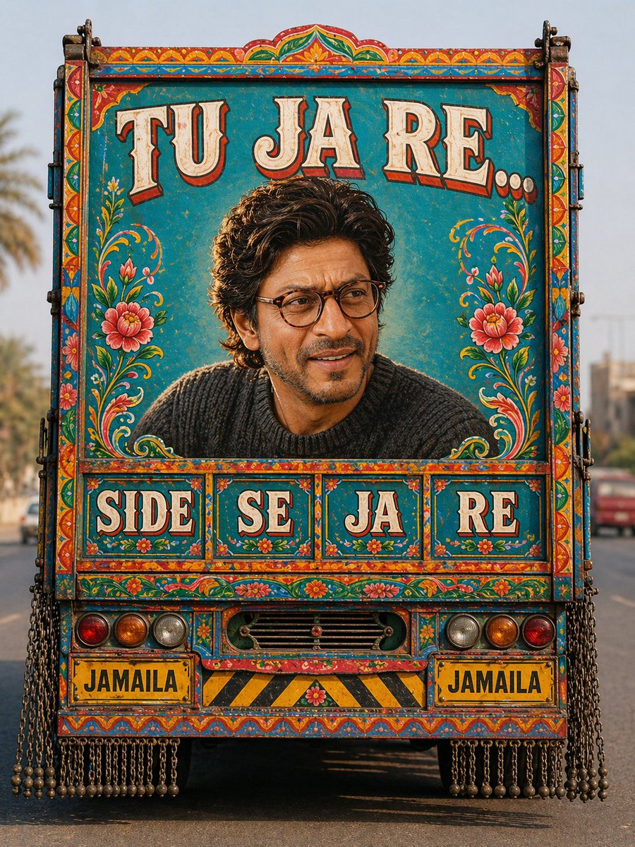 Pakistani Truck Art Portrait