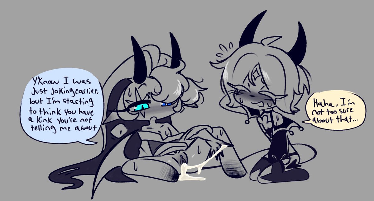 floofierun's tweet photo. CW//nsfw 
outfit swap part 2 electric boogaloo 
#PVSMIncubusAU #pvsm #cookiecum https://t.co/hZcD47E719