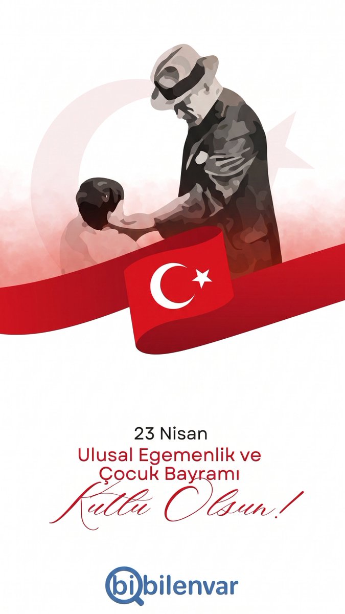 bibilenvar's tweet photo. 23 Nisan Ulusal Egemenlik ve Çocuk Bayramımız Kutlu Olsun🇹🇷🇹🇷🇹🇷

#bibilenvar
#23NisanUlusalEgemenlikveÇocukBayramı https://t.co/6Aet6jERCU