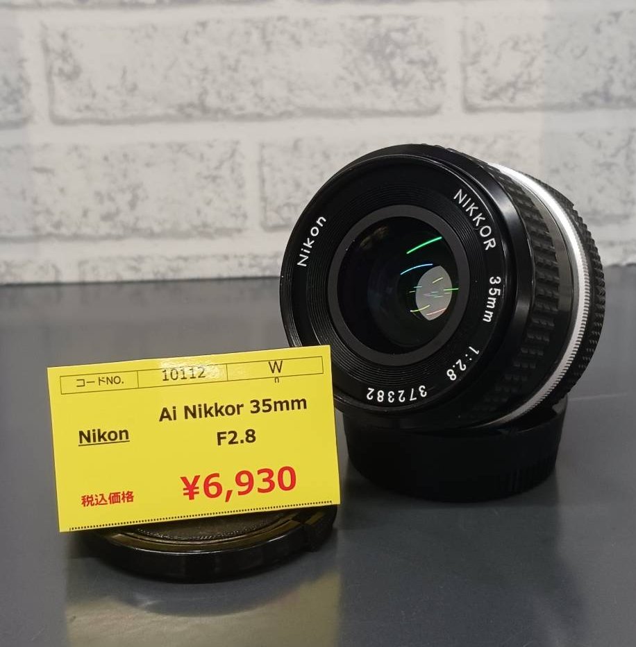 himawari_camara's tweet image. ひまわり堂 桶川本店です。Nikon Ai Nikkor35mmF2.8が入荷しました。興味がある方、ぜひご来店下さい♪TEL:048-771-3029 #Nikon #AiNikkor #Fマウント #ひまわり堂 #桶川 #ニコン