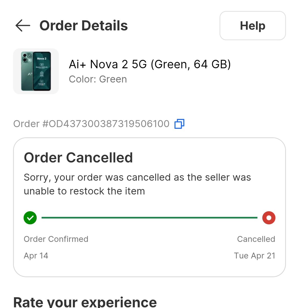 LoserAnant's tweet image. Waited from April 14 to April 21 for my order, and now it gets cancelled saying “unable to restock”?

And the best part now the price has increased. 🤡

This is not acceptable, @Flipkart Customers’ time and trust aren’t a joke. Fix this.

#Flipkart