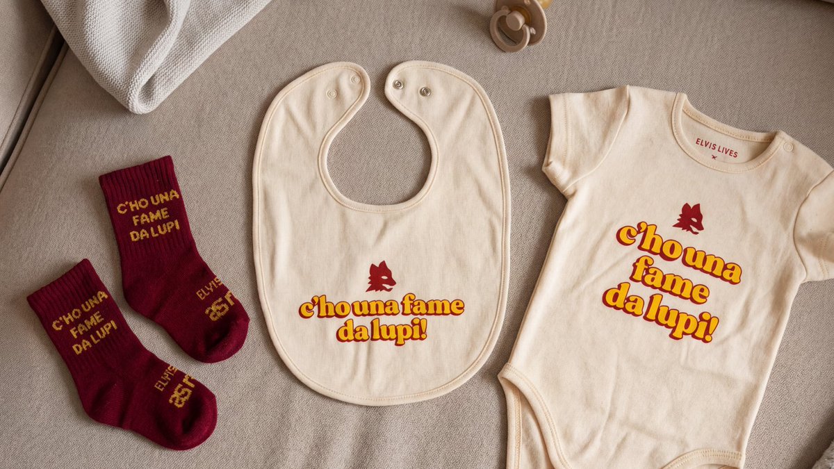 OfficialASRoma's tweet image. Scopri tutta la nuova collezione 🍕🐺

#ASRoma