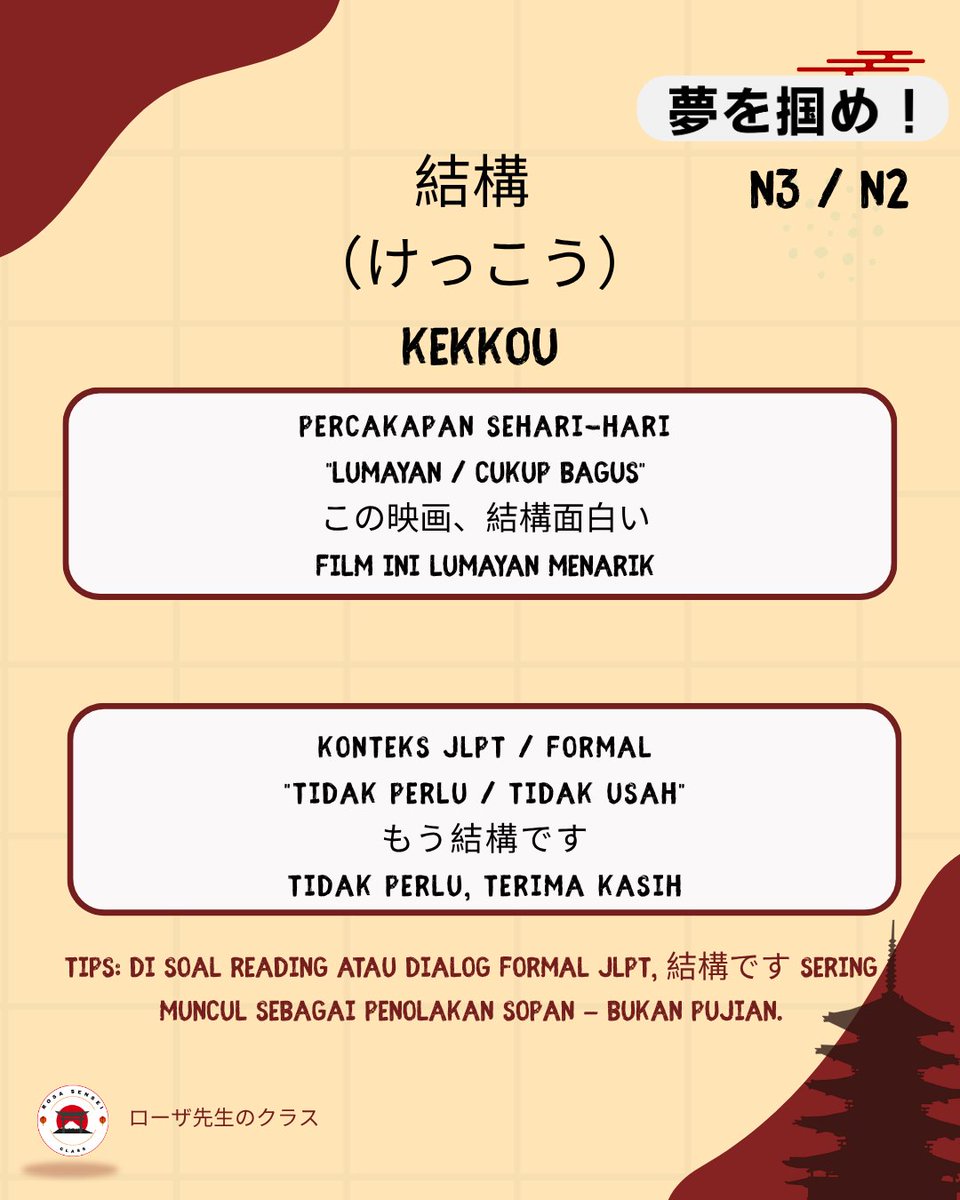 Mentoring Bahasa Jepang Karir & Beasiswa Prep tweet media