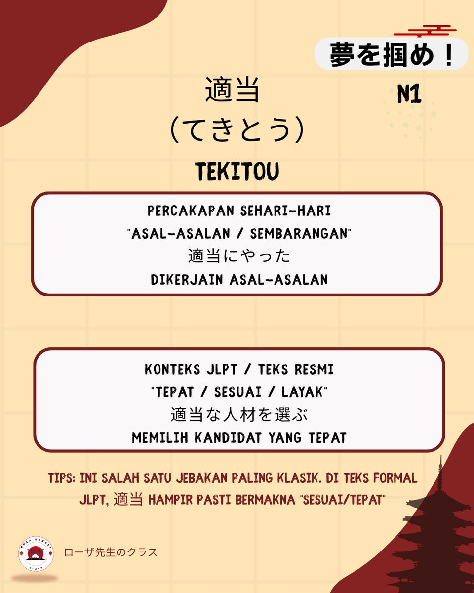 Mentoring Bahasa Jepang Karir & Beasiswa Prep tweet media