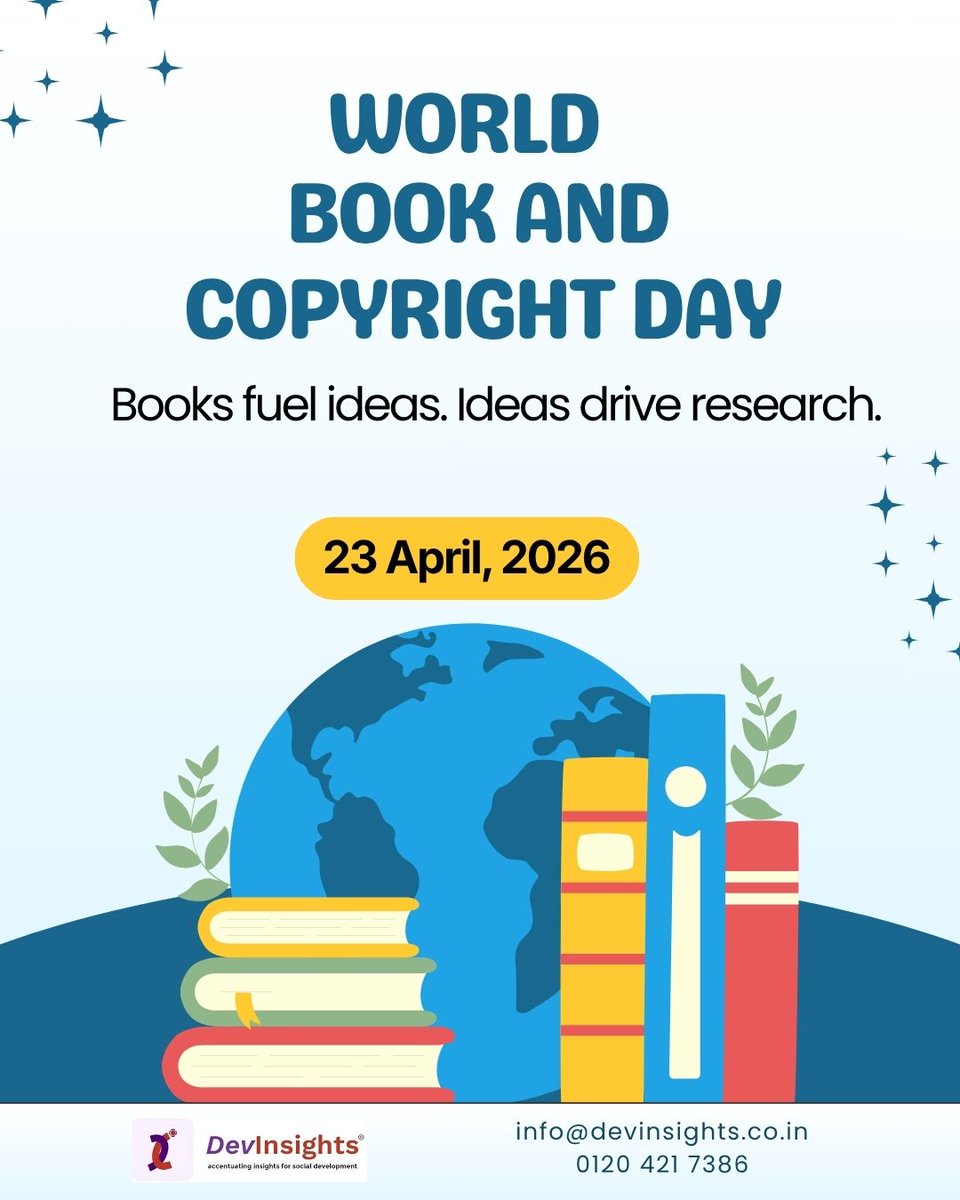 DevInsights1's tweet image. 𝐖𝐨𝐫𝐥𝐝 𝐁𝐨𝐨𝐤 &amp;amp; 𝐂𝐨𝐩𝐲𝐫𝐢𝐠𝐡𝐭 𝐃𝐚𝐲

Good research starts with the right sources.
Respect creators. Respect copyright.

#WorldBookDay #ResearchMatters #EthicalResearch #DevInsights