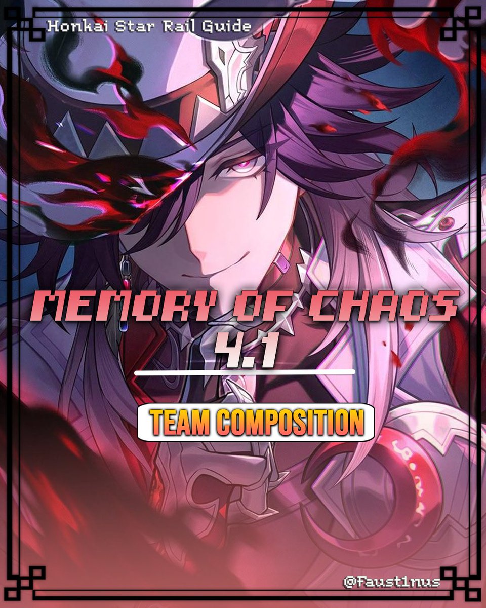 FausT1nus's tweet image. Memory OF Chaos 4.1 #honkaistarrail #hsrguide #hsrcreators #Firefly
