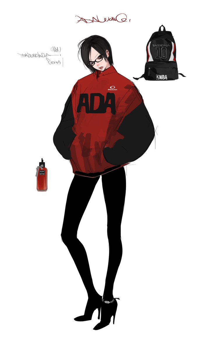 BANJINnnnn's tweet image. Balenciaga style outfit^
#Resident #ada