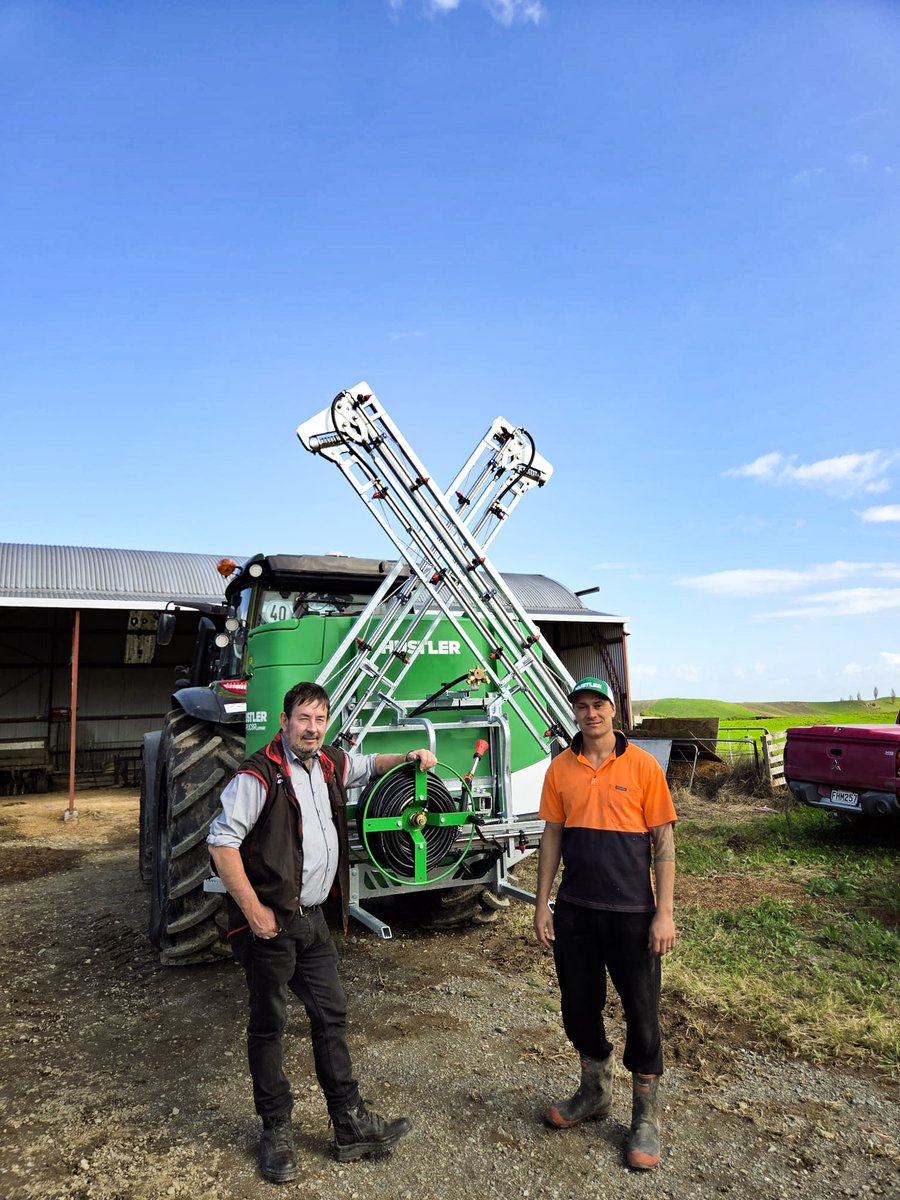 It’s a good day on Mitchell's farm when…
A new Applic8r LX1150 x 12m rolls in for delivery…🚚
Paired with the AG1 GPS for guidance.

Thanks to Giltrap AgriZone for the delivery!