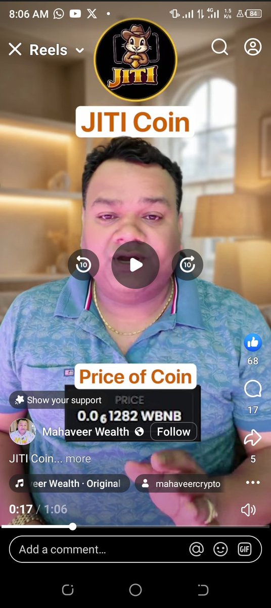 jiti_token's tweet photo. Shoutout to 
MahaveerWealth for repping $JITI to the Indian community! 🇮🇳🐿️

The word is spreading  and we are just getting started.
If you haven't checked out what JITI is building, now's the time. 👇

🌐 https://t.co/Mx4xe9q4mn
$JITI https://t.co/GY7LZKmk1X