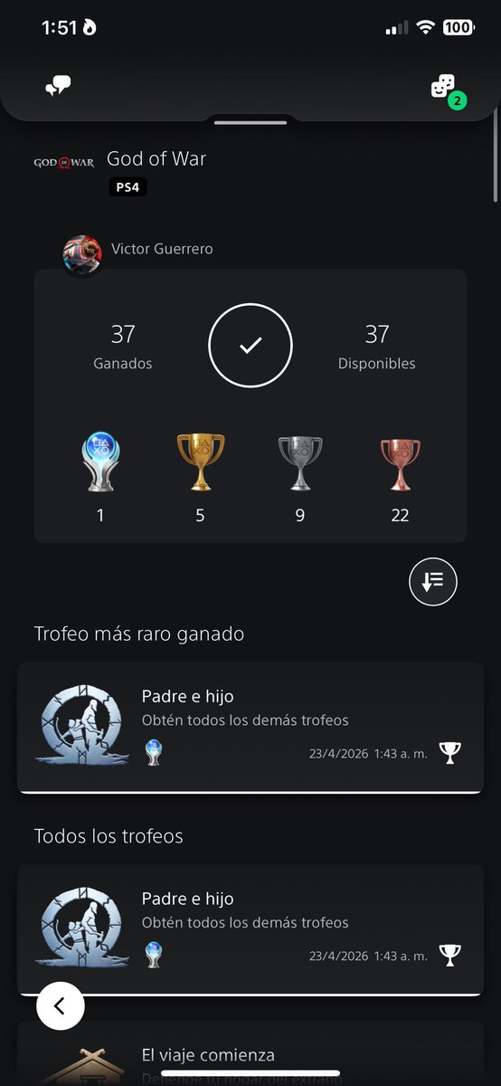Vaug12's tweet image. #PlayStationTrophy
