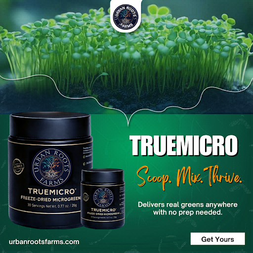 UrbanRootsFarms's tweet image. 10 seconds to a better you. ⏱️

Stop chopping, start thriving. TRUEMICRO delivers raw microgreen power in a potent, no-prep powder.
Scoop. 🥄
Mix. 🌪️
Thrive. ✨

Real greens, anywhere.

Get yours: urbanrootsfarms.com/product/truemi…

#TrueMicro #UrbanRoots #PlantPower #Antioxidants