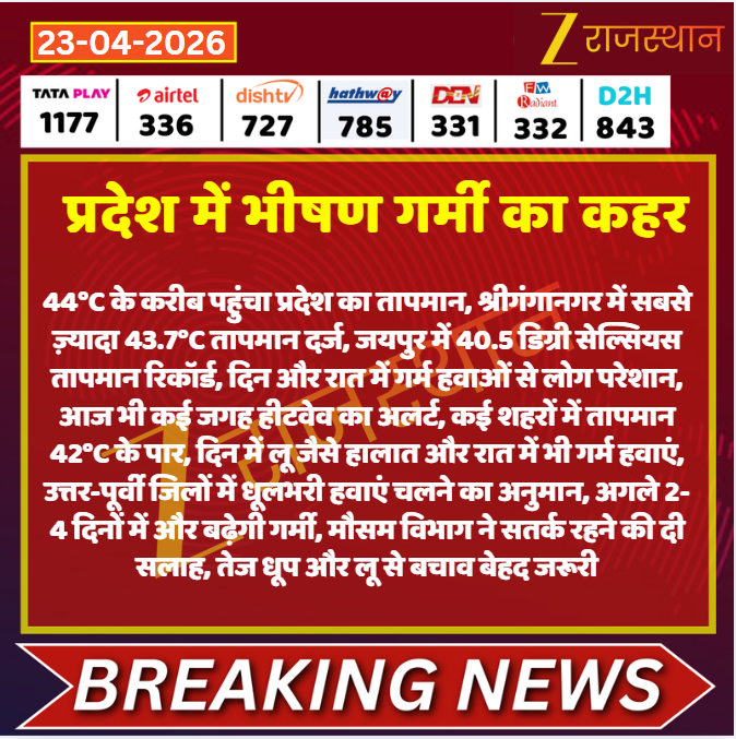 zeerajasthan_'s tweet image. #Jaipur: प्रदेश में भीषण गर्मी का कहर

 @parisaini346 #LatestNews #RajasthanNews #RajasthanWithZee