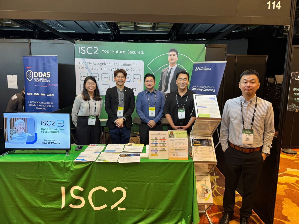 We’re excited to be exhibiting at #BlackHatAsia again! Visit our team at Booth 114 and learn about our:
✔️ Globally recognized #cybersecurity certifications
✔️ New education resources
✔️ Local funding support via our official training partner
See you there! 👋

#CISSP #CCSP
