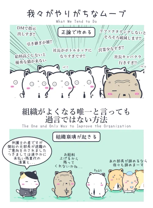 組織を良くする方法 