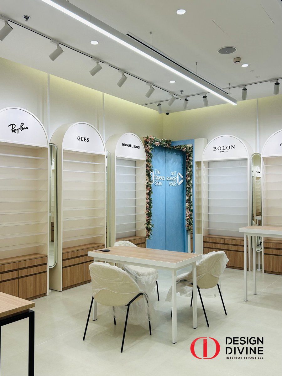 design_divine_'s tweet photo. Inside The Specs Store — Reef Mall, UAE 👉
Premium eyewear retail interior design &amp; fitout by Design Divine, Dubai.
Prada · Ray-Ban · Boss · Lacoste · Carrera · Police
Get a free quote → https://t.co/pb6uxlJDGo https://t.co/tbV9Q49uKe