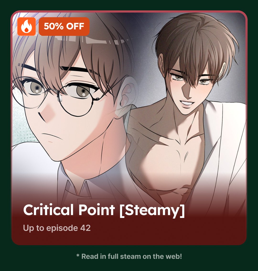 Tappy_toon's tweet image. Big risks, big discounts 😳✨

🙌 Get up to 50% off select titles before April 27th, 11:59pm ET!
Also available for 🇫🇷 French and 🇩🇪 German readers!

#Tappytoon #Webtoon #Sale #Manhwa