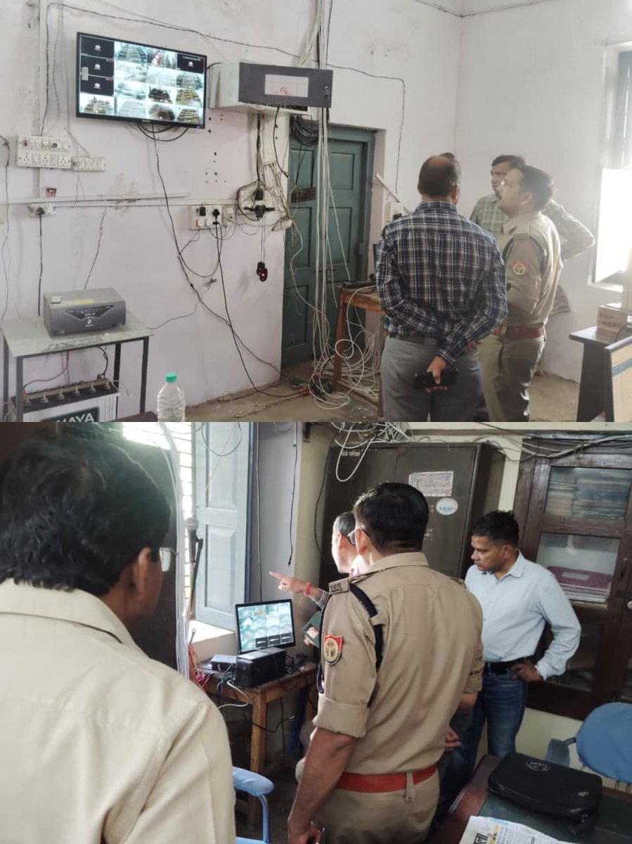lalitpurpolice's tweet photo. #ADM ललितपुर व #Addl_SP Lalitpur @kaloosingh
द्वारा आगामी होमगार्ड भर्ती परीक्षा के दृष्टिगत परीक्षा केन्द्रों का भौतिकनिरीक्षण किया गया ।
➡️परीक्षा को निष्पक्ष, पारदर्शी एवं शांतिपूर्ण ढंग से सम्पन्न कराने हेतु सम्बंधित को आवश्यक दिशा-निर्देश दिए गए । https://t.co/3HSkZaekD5