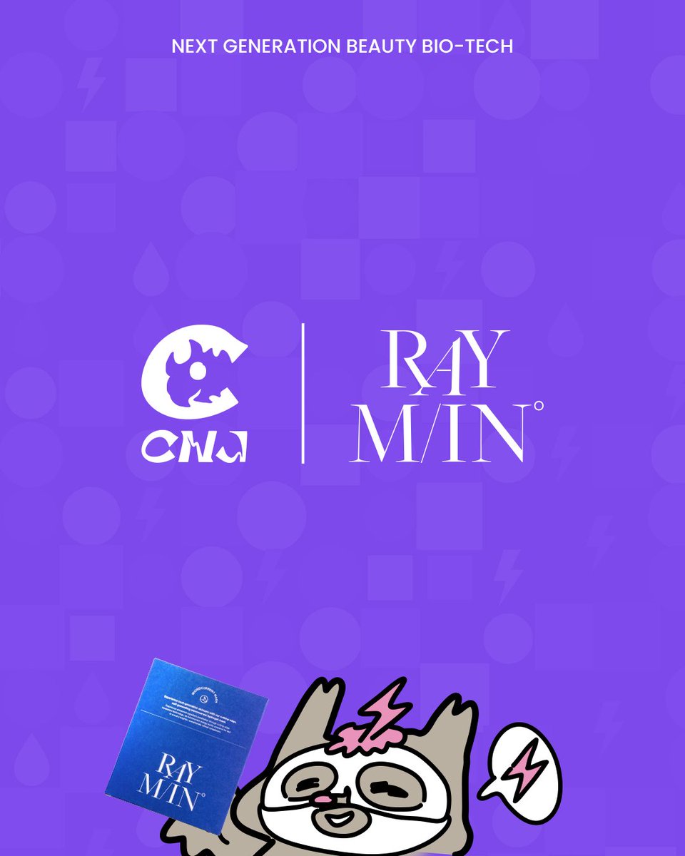 cnj_esports's tweet photo. [PARTNERSHIP] RAYMIN X CNJ ESPORTS

“전율을 만드는 플레이, 이제는 피부로 느껴보세요”

충남 CNJ 이스포츠가 차세대 뷰티 바이오테크 브랜드, RAYMIN(레이민)과 공식 파트너십을 체결했습니다!

https://t.co/YTPEnFUPdr https://t.co/ywPGfKjeMV