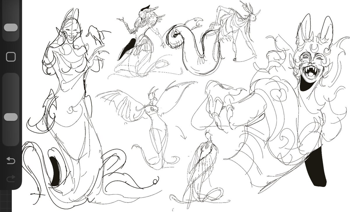 heehoocoffee's tweet photo. Wips for class https://t.co/djaTzGBp6a