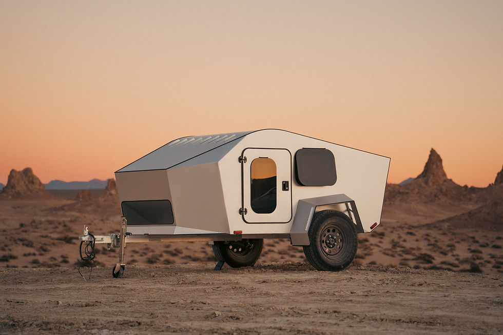 trends_place's tweet image. A Futuristic Trailer for Your Adventures
The Polydrops P19 EV Trailer is an ultra-light camping trailer designed for electric vehicles.

👉 See it in “15 Camp Gadgets You Should Get For Your Summer Adventure” - trendsplace.tech/camp-gadgets/

#EVTravel #CampingLife