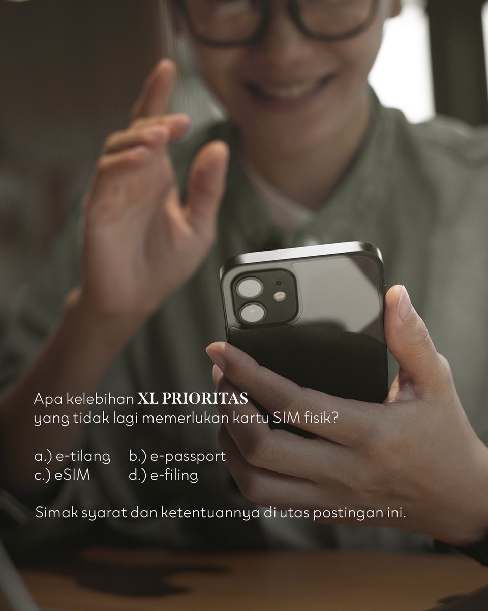 An exclusive treat, thoughtfully yours.

Yuk ikutan giveaway XL PRIORITAS dan menangkan total hadiah Rp500.000,- untuk 5 orang pemenang

Simak cara ikutannya di utas ini.

#XLPRIORITAS #GiveawayXLPRIORITAS #Giveaway