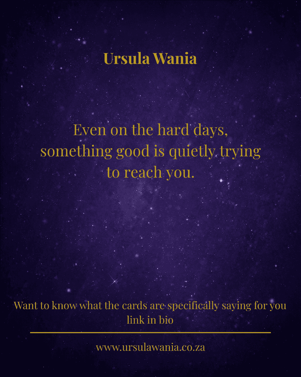 Today's #tarot
Today might carry some emotional weight. That is okay. Feel it and keep moving. But, keep your eyes open - something small but meaningful is being offered to you today. It won't arrive loudly. But it is there if you look up long enough to see it.