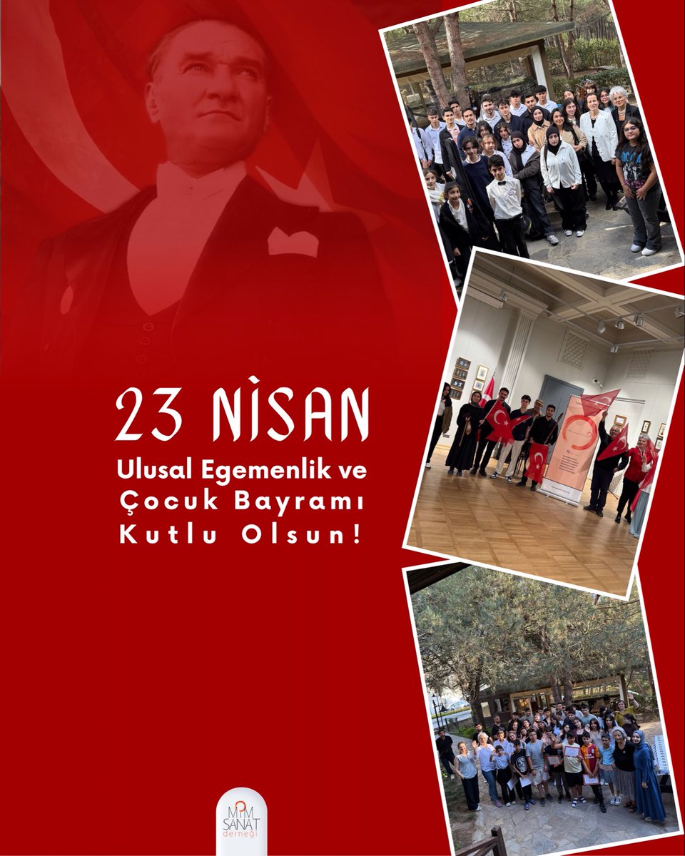 MimsanatD's tweet photo. 23 Nisan Ulusal Egemenlik ve Çocuk Bayramı Kutlu Olsun 🎉 https://t.co/pjLGHdzYMK