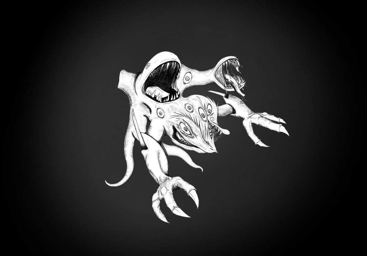 Skelnet7's tweet photo. First artwork / اول رسمة
#creature_design #art https://t.co/sUglVsZbCy