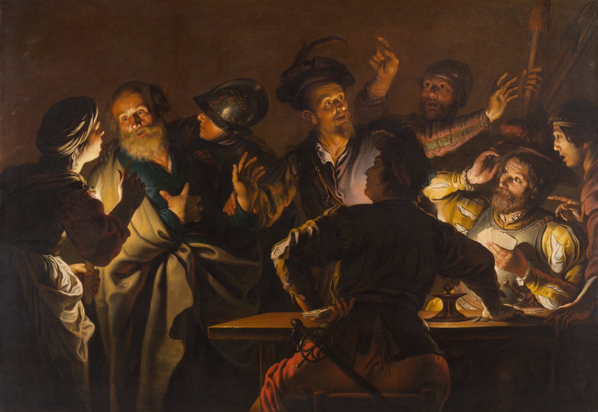 vlaamsemeesters's tweet photo. De verloochening van Petrus
(The Denial of St. Peter)
Gerard Seghers, ca 1623 https://t.co/0gEtdlmCJQ