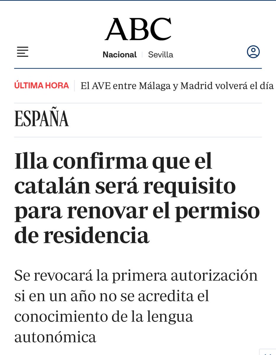 El Gobierno socialista de Cataluña va a exigir el catalán para poder renovar el permiso de residencia.

Prioridad nacional, pero a la catalana.

Estáis vosotros como para dar lecciones.