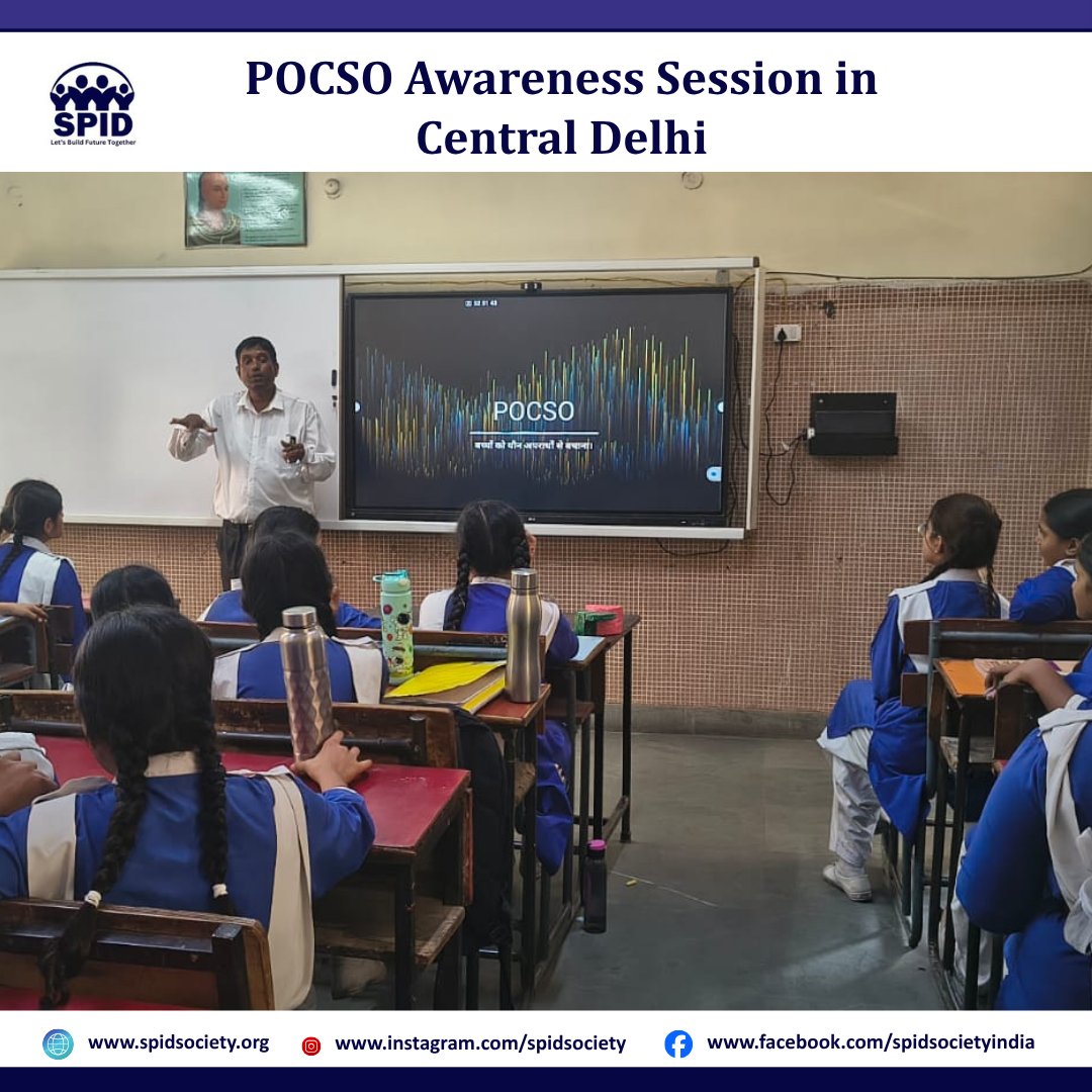 spidsociety's tweet photo. POCSO awareness session held at Govt Girls’ School, Quresh Nagar.😇
54 students engaged in child safety &amp; legal rights. 😇

#POCSO #SPIDSociety #ChildProtection #Awareness https://t.co/QSuELqmQIb