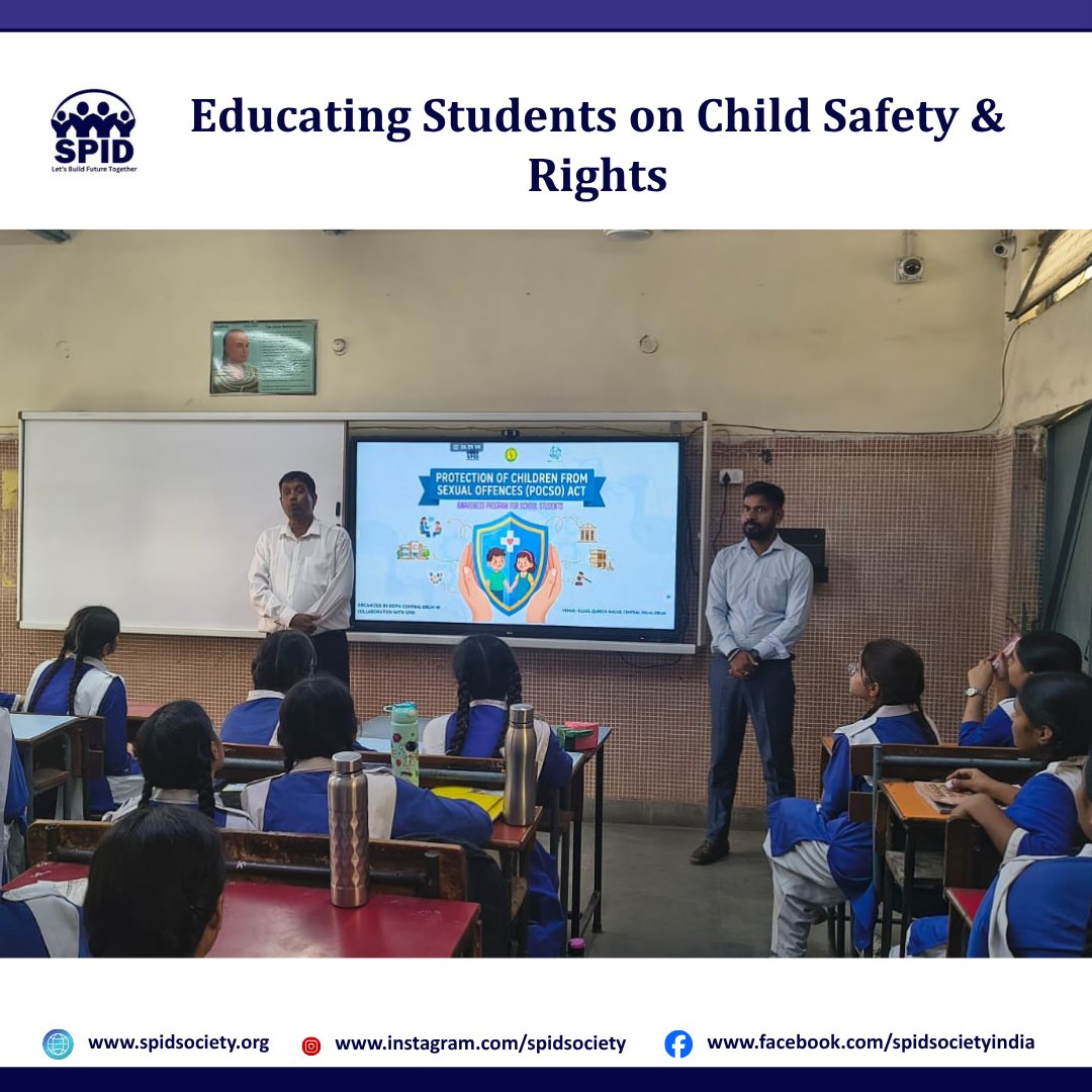 spidsociety's tweet photo. POCSO awareness session held at Govt Girls’ School, Quresh Nagar.😇
54 students engaged in child safety &amp; legal rights. 😇

#POCSO #SPIDSociety #ChildProtection #Awareness https://t.co/QSuELqmQIb