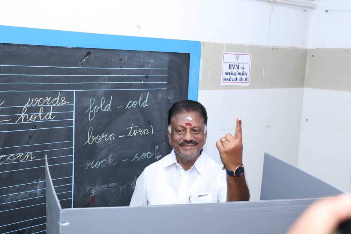 O Panneerselvam tweet media