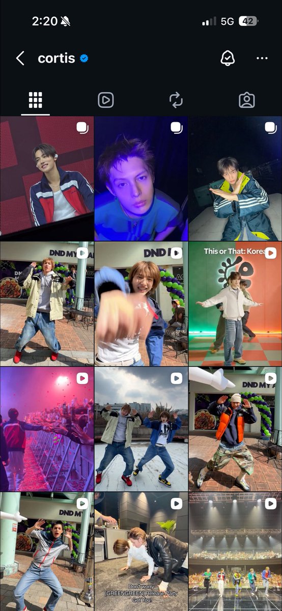 คอร์ติสลงรูป dump ในไอจีแล้วโว้ยยยย😭😭😭🎊🎊🎊