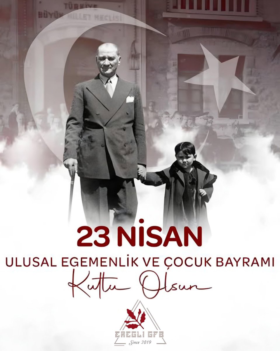 EregliLise's tweet photo. 23 Nisan Ulusal Egemenlik ve Çocuk Bayramımız kutlu olsun!🇹🇷

#eregligfb https://t.co/Dz6FdtZhJi