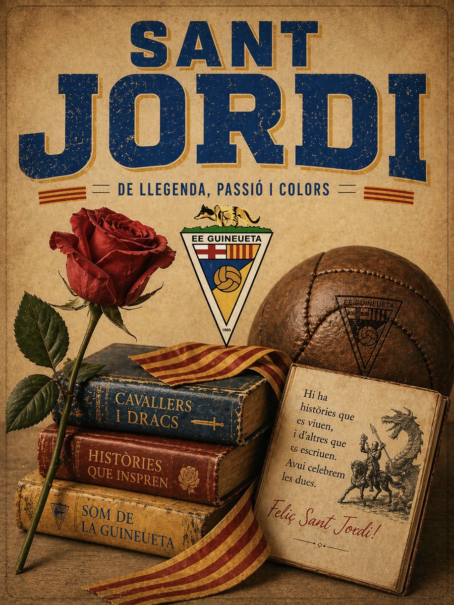 eeguineueta's tweet image. 𝗕𝗢𝗡𝗔 𝗗𝗜𝗔𝗗𝗔 𝗗𝗘 𝗦𝗔𝗡𝗧 𝗝𝗢𝗥𝗗𝗜 🌹🐉

#SoydelaGuine🇸🇪 | #NouBarris