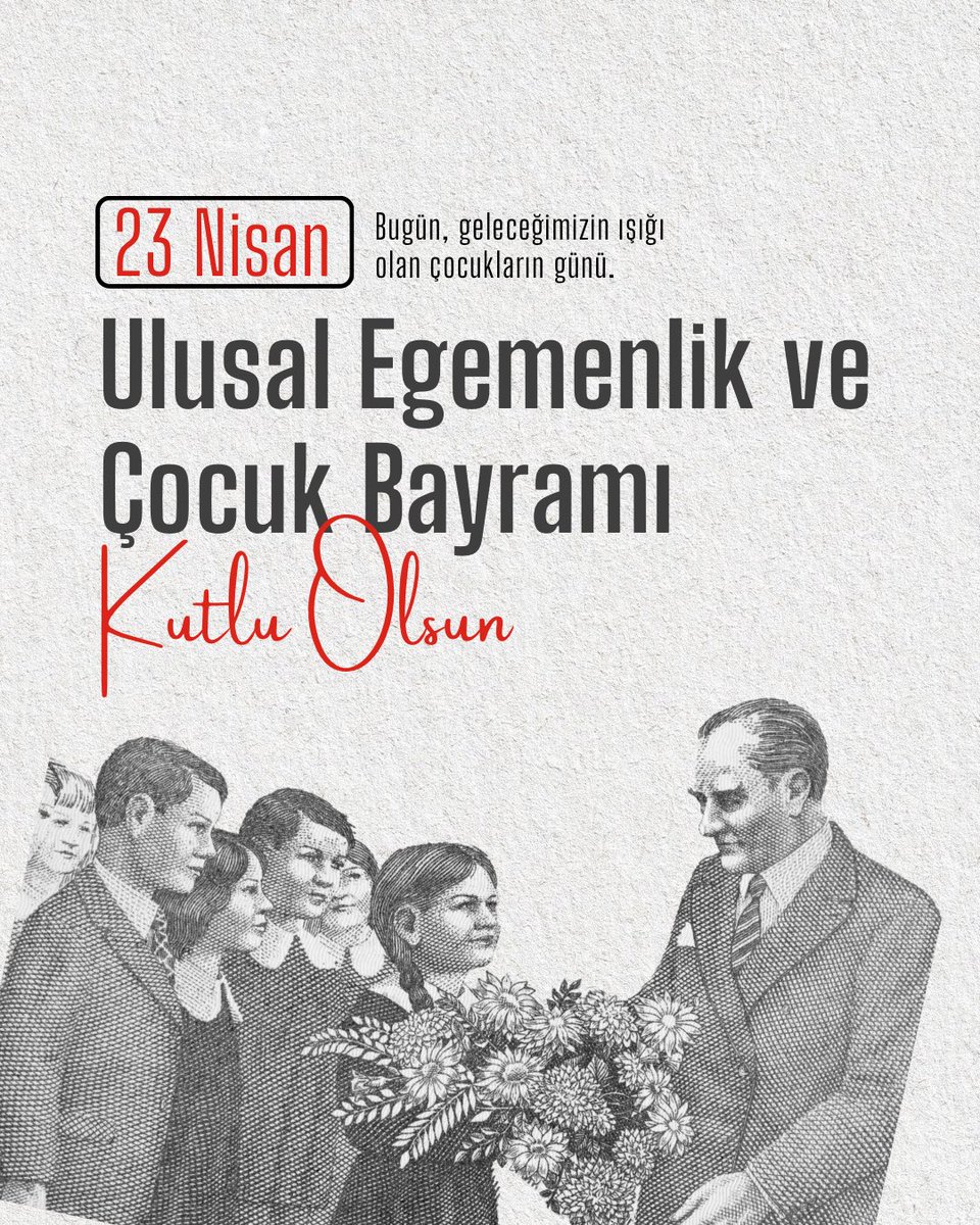 yilcore's tweet image. Bugünün çocukları, yarının karar vericileri, üreticileri ve liderleri.
Daha güçlü bir gelecek; eğitimle, vizyonla ve umutla kurulur.
23 Nisan Ulusal Egemenlik ve Çocuk Bayramı kutlu olsun.

#23Nisan #UlusalEgemenlikVeÇocukBayramı #ChildrensDay #FutureLeaders #Education