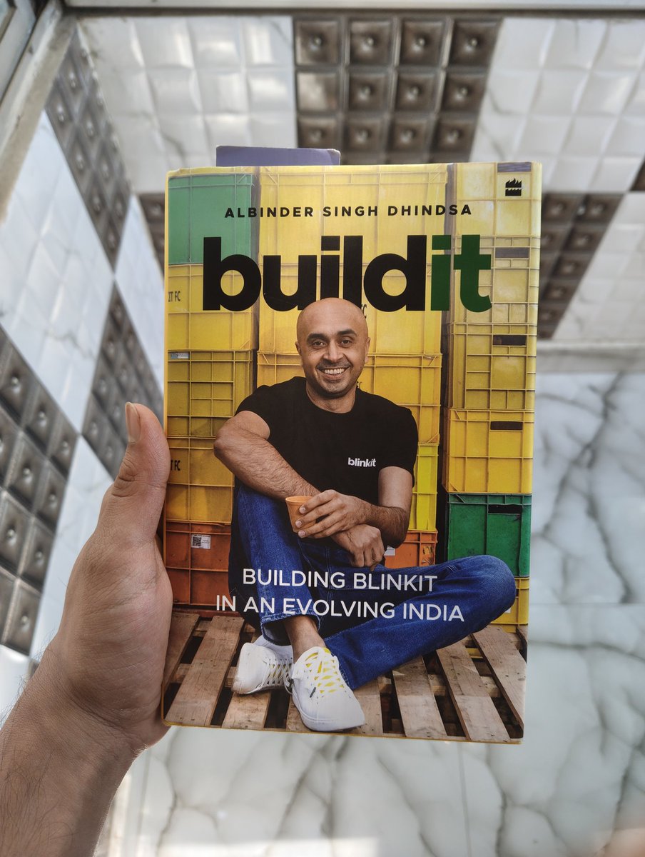 DrivenDiff's tweet photo. Buildit by @albinder is the fastest book I've ever read - simply because it's come bang in the start of my entrepreneurial journey.

The lessons, challenges and joy of building a truly indian company for today's India are beautifully highlighted.
Absolute must read for builders! https://t.co/m9bNfmPs0V