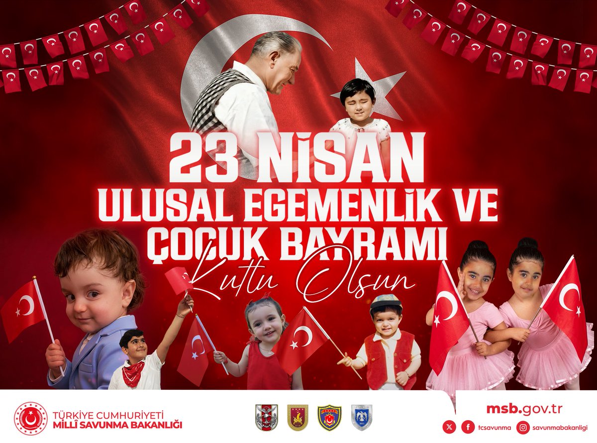 Tarihte bazı günler vardır; sadece hatırlanmaz, bir milletin hafızasına kazınır. 🇹🇷

🗓️ #23Nisan 1920, millet iradesinin egemen kılındığı ve bağımsızlığımızın temellerinin atıldığı tarihî bir dönüm noktasıdır.

Gazi Mustafa Kemal Atatürk’ün liderliğinde kazanılan bu değerler,