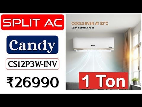 GadgetsShiksha's tweet image. Are you looking for a 1 Ton 3 STAR Split AC? Check out the #Candy CS12P3W-INV 1 Ton Split AC! #Candy #Split #AC #SplitAC #CandySplitAC #1TonSplitAC #3STARSplitAC #Review ►youtu.be/niJluklY8P0