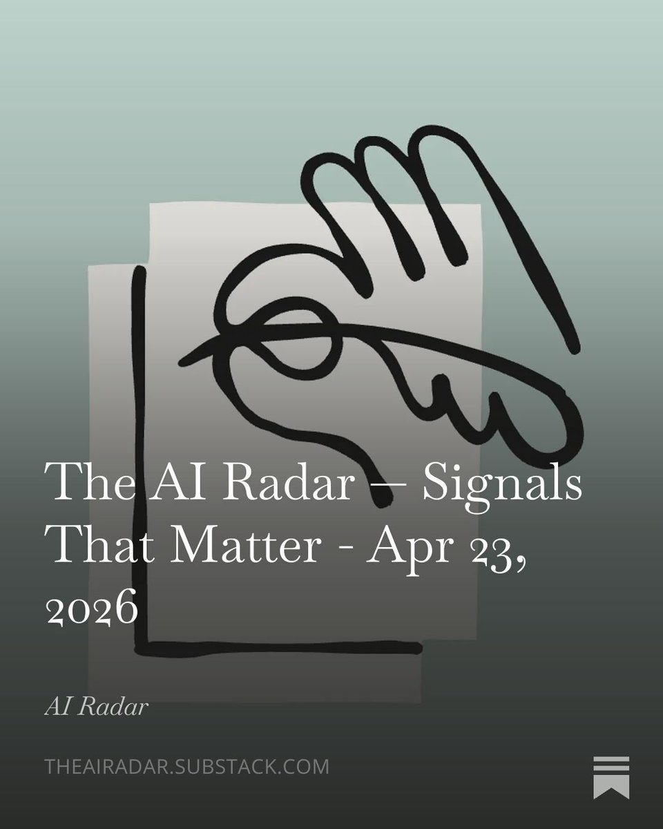 muratkahraman's tweet image. This week = product flood.

Not better models.
Better products.

Design → AI
Apps → AI
Voice → AI
Workflows → AI

That’s the shift. 

🔗 theairadar.substack.com/p/the-ai-radar… 

#AI #ArtificialIntelligence #Product #Startups #Tech