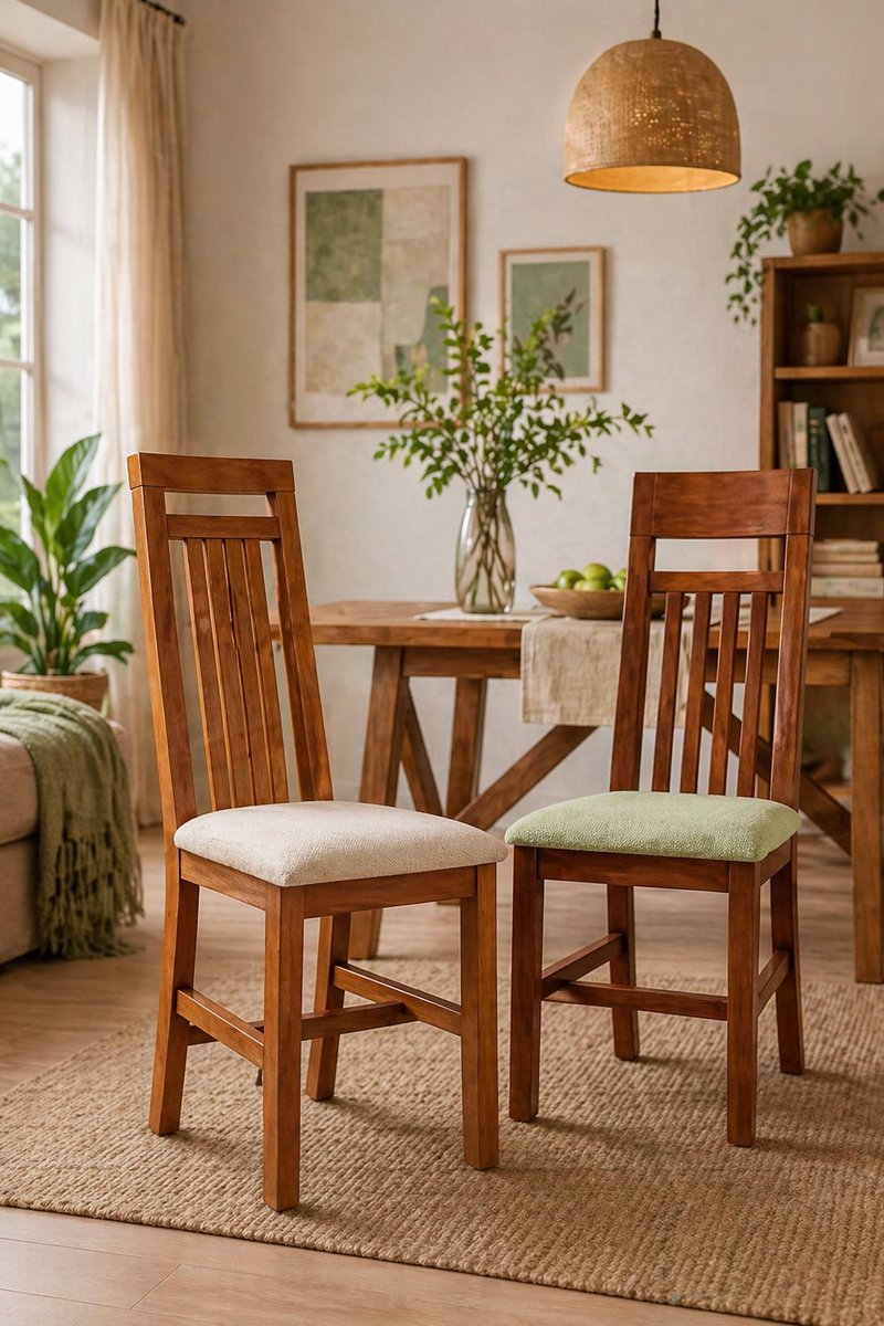 BaenaAntonio's tweet image. ✨ Dale un toque cálido y elegante a tu hogar con nuestras sillas tapizadas en madera. Comodidad, estilo y calidad en cada detalle para tu salón o comedor. 🪑💫
#Muebles #Decoración #Hogar #Salón #Comedor #Sillas #DiseñoInterior #Estilo #Madera #Confort #DecoraciónHogar