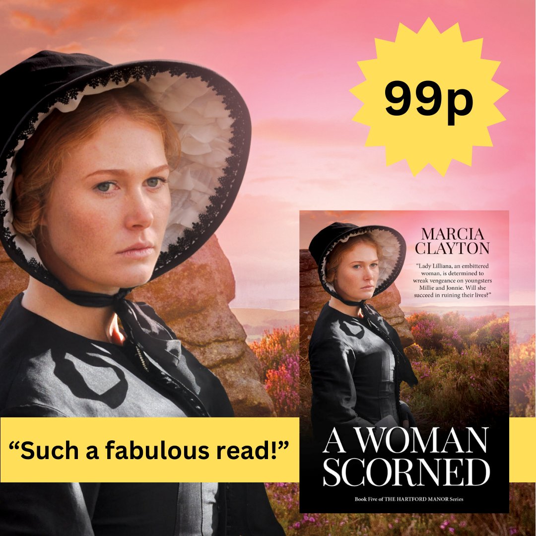 MarciaC89111861's tweet image. An embittered woman is determined to wreak vengeance on her late husband’s two illegitimate children, but just how far will Lady Lilliana go? A gripping Victorian tale!
mybook.to/AWomanScorned
#historicalromance #bookstoread #Victorian