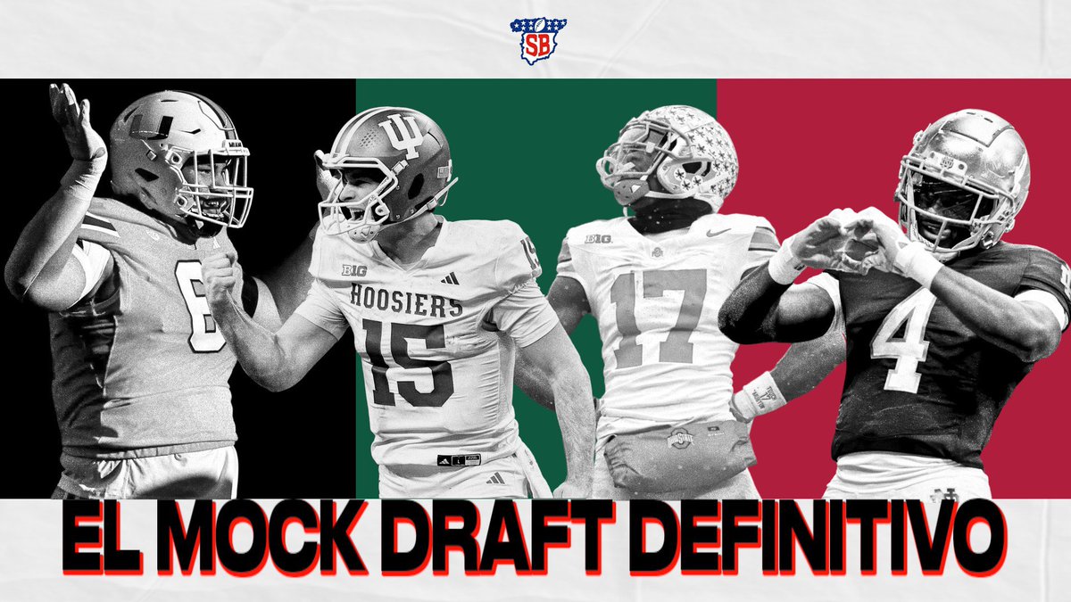 TheSpanishBowl's tweet photo. ¡Draft Day!

Os dejamos nuestro Mock Draft Definitivo, con comentarios de cada pick de nuestros colaboradores. 

¿Cómo lo veis? ¿Qué jugador queréis para vuestros equipos? 

https://t.co/9APJfxxNbI https://t.co/OUSnuo7JxS