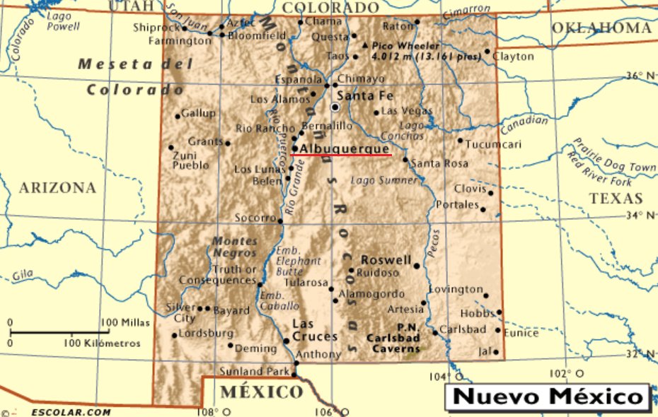 javierleoncio49's tweet image. El 23 de abril de 1706, hoy hace 320 años, el gobernador español de Nuevo México fundó la ciudad de Albuquerque (Nuevo México), como Villa de San Francisco de Alburquerque @cabq,@CervantesABQ,@KOB4,@ABQJournal,@koat7news,@USembassyMadrid,@SpainInTheUSA,#Albuquerque,#NewMexico